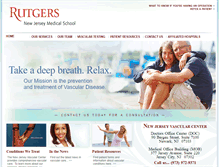 Tablet Screenshot of njvascularcenter.com